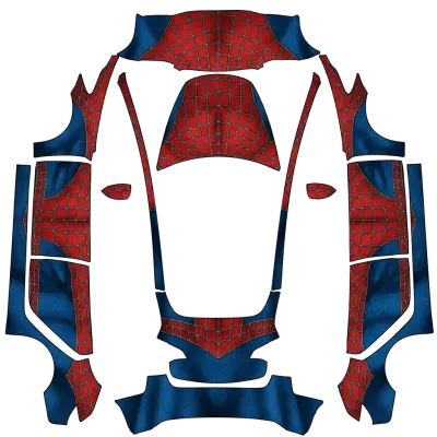 Spider-Man Rot (spider man red car) – Tesla Model 3 Wrap