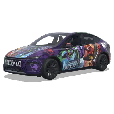 エヴァンゲリオンキャラクター (エヴァンゲリオンのキャラクター達) – テスラ Model Y ラッピング