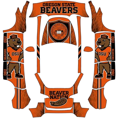 加油比弗（Go Beavs） – 特斯拉 Model Y 塗裝
