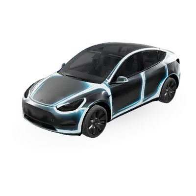 Tron – Tesla Model Y wrap