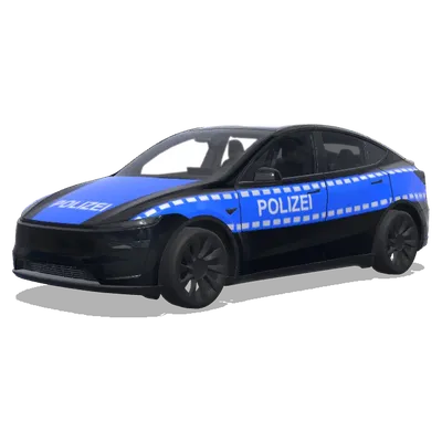 Police allemande – covering Tesla Model Y
