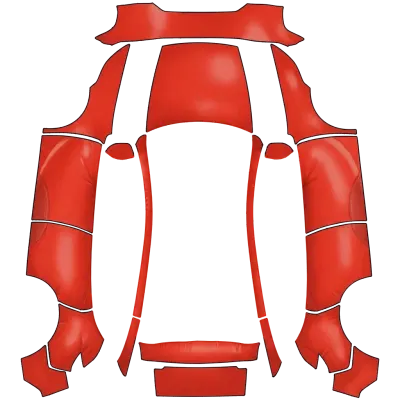Baymax Red – Tesla Model Y wrap