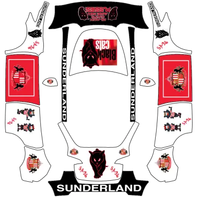桑德蘭黑貓（SAFC. The Black Cats） – 特斯拉 Model Y 塗裝