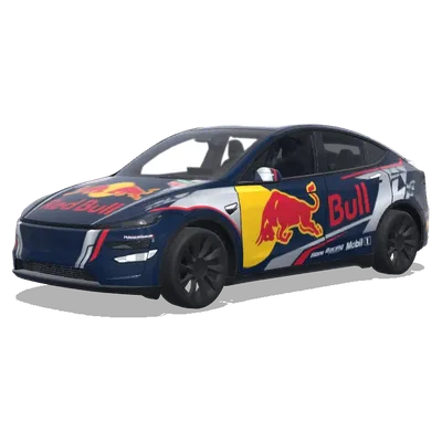 Red Bull (redbull race car) – оклейка Tesla Model Y