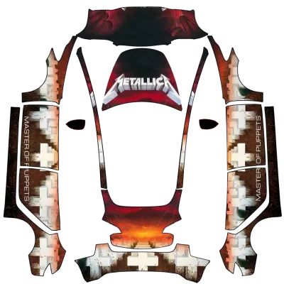Metallica Master of Puppets (Metallica - Master of puppets) – Tesla Model 3 Wrap