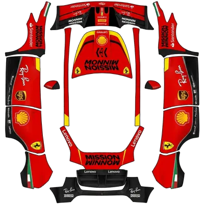 페라리 F1 스타일 (Ferrari F1 Insp) – 테슬라 Model Y 랩핑