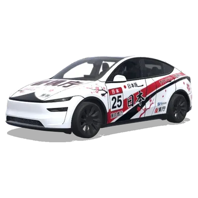 警視庁 白ベース – テスラ Model Y ラッピング