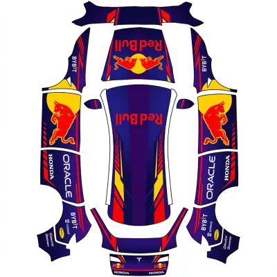 Red Bull F1 (redbull_F1) – оклейка Tesla Model Y