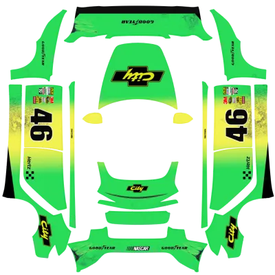 NASCAR – Cole Trickle (Nascar - Cole Trickle) – Tesla Model 3 Wrap