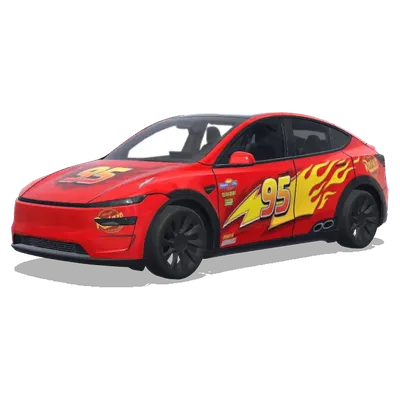 ライトニング・マックィーン (闪电麦昆) – テスラ Model Y ラッピング