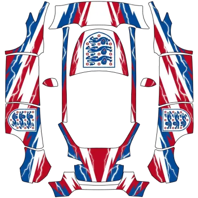 Football Angleterre (England Football) – covering Tesla Model Y