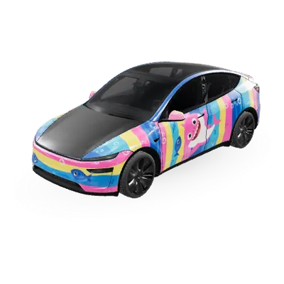 B – Tesla Model Y Wrap