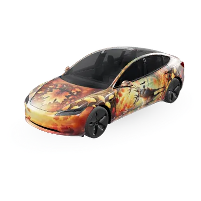 Automne (Fall) – covering Tesla Model 3