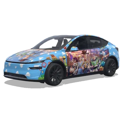 Toy Story 4 – Tesla Model Y wrap