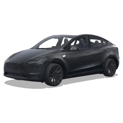碳纖維尾翼隱身風 – 特斯拉 Model Y 塗裝
