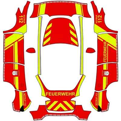 Feuerwehr – Tesla Model Y Wrap
