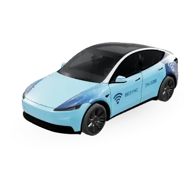 besync – оклейка Tesla Model Y