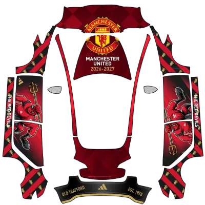 Manchester United (Manchester united) – covering Tesla Model 3