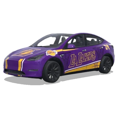 Los Angeles Lakers – Tesla Model Y wrap