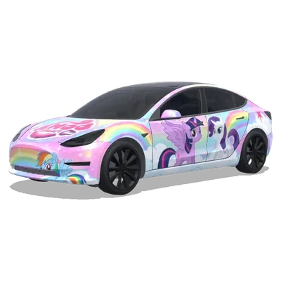 My Little Pony (MY LITTLE PONY) – Tesla Model 3 Wrap