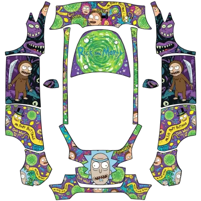 Rick and morty – Tesla Model Y wrap