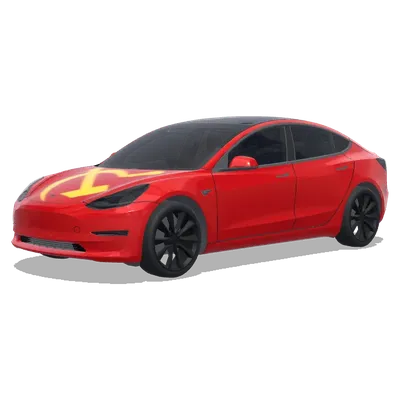 Chinesische Parteiflagge (🇨🇳党旗) – Tesla Model 3 Wrap