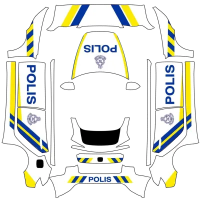 馬來西亞皇家警察（Polis PDRM） – 特斯拉 Model 3 塗裝