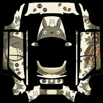 Totoro – Tesla Model 3 Wrap
