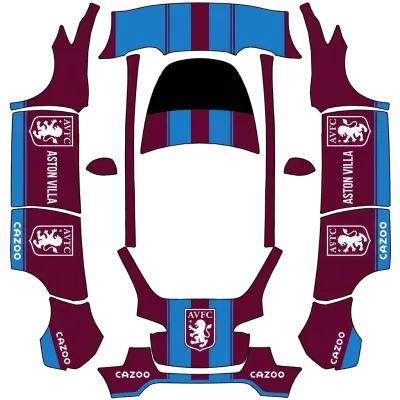阿斯頓維拉（Aston Villa） – 特斯拉 Model Y 塗裝