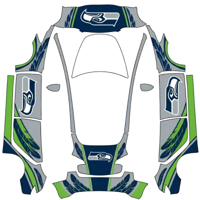 Seahawks – covering Tesla Model 3