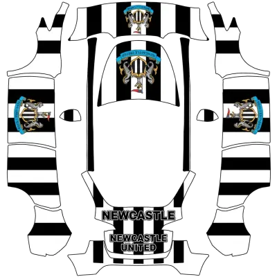 NUFC – Tesla Model Y Wrap