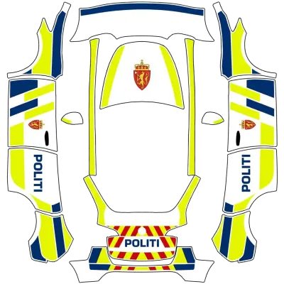 Норвежская полиция (Norsk Politi) – оклейка Tesla Model Y