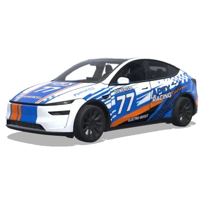 Эпекс Рейсинг 77 – оклейка Tesla Model Y