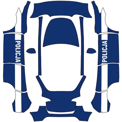 폴리차 (Policja) – 테슬라 Model Y 랩핑