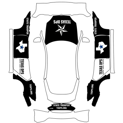 Texas DPS – Tesla Model S Wrap