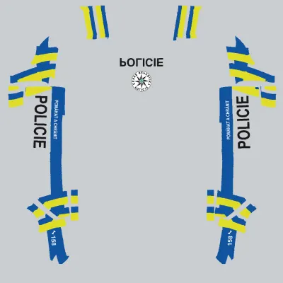 체코 경찰 v3 (Policie CR v3) – 테슬라 Model 3 랩핑