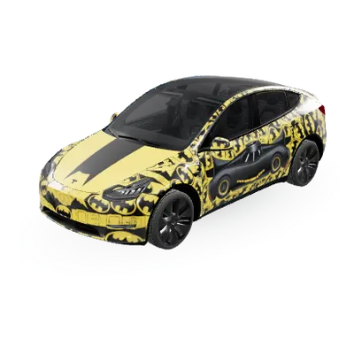 バットマン (Batman) – テスラ Model Y ラッピング