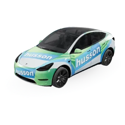 husson – оклейка Tesla Model Y