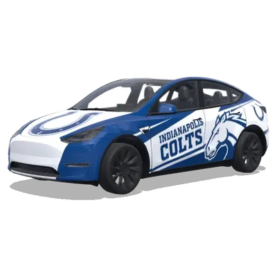 印第安纳波利斯小马（indianapolis colts） – 特斯拉 Model Y 涂装