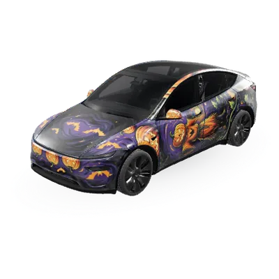 Halloween – Tesla Model Y Wrap