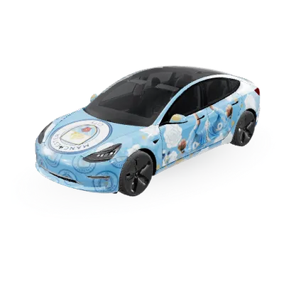 Manchester City (Man City) – Tesla Model 3 Wrap