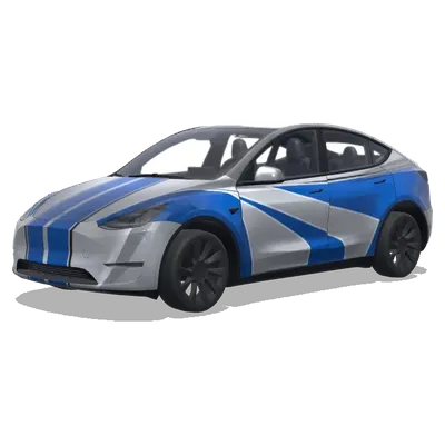 极品飞车蓝灰宝马 – 特斯拉 Model Y 涂装