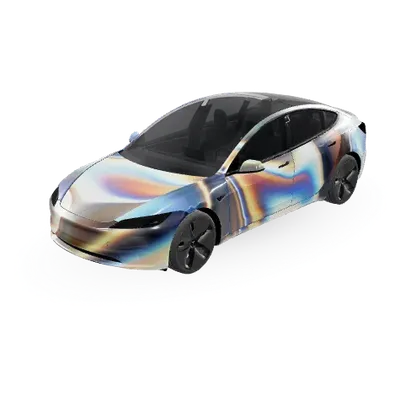 Chrom (Chrome) – Tesla Model 3 Wrap