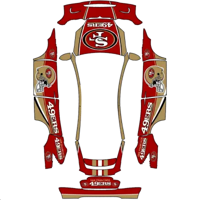 49ers – テスラ Model X ラッピング