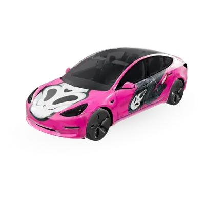 Ghostface – Tesla Model 3 Wrap