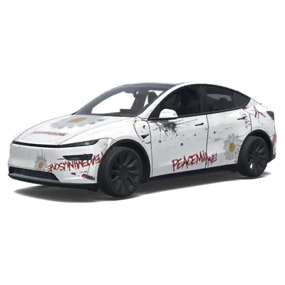 PEACEMINUSONE – 特斯拉 Model Y 塗裝