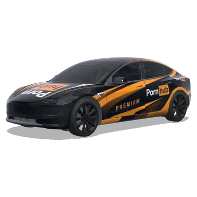 Pornhub（pornhub） – 特斯拉 Model 3 涂装