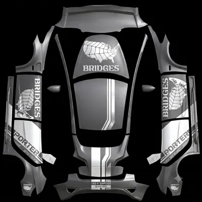 Death Stranding Folie (Death Stranding Model 3 Vinyl Wrap) – Tesla Model 3 Wrap