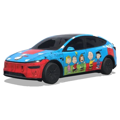 Snoopy – Tesla Model Y L Wrap