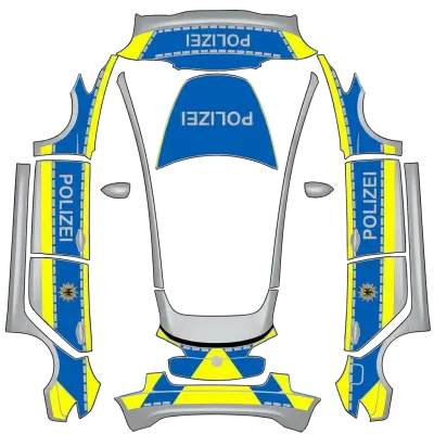 德國警察（German Police） – 特斯拉 Model 3 塗裝